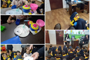 ✅آموزش میان‌وعده سالم به کودکان مهد نویدمهر به مناسبت هفته ملی کودک