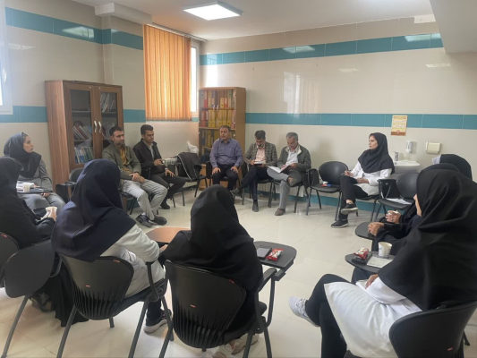 جلسه هيات امناي مركز خدمات جامع سلامت شهري بنكدار