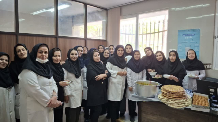 ✅برگزاری  جشن دهه کرامت  توسط پرسنل مرکز خدمات جامع  سلامت ابن‌سینا و مطهری 