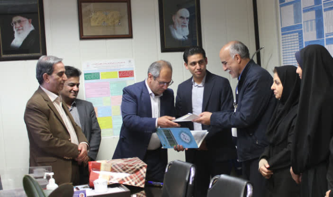 تقدیر وتشکر آموزش و پرورش ناحیه 6از تیم واحد سلامت نوجوانان ،جوانان مدارس مرکز بهداشت شماره یک 