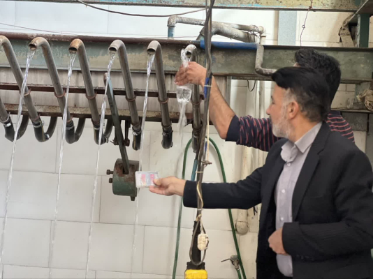 🔴بازدید از کارخانه‌های تولید یخ تحت پوشش مرکز بهداشت شماره یک اصفهان