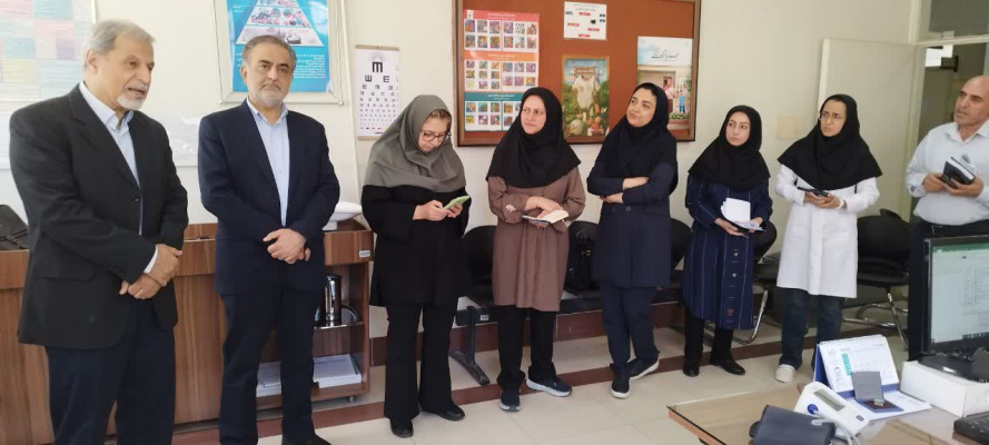 🔰بازدید مدیرکل دفتر مدیریت بیماری‌های غیرواگیر وزارت بهداشت و هیات همراه ازروند اجرای برنامه های غربالگری سرطان مرکز خدمات جامع سلامت پزوه