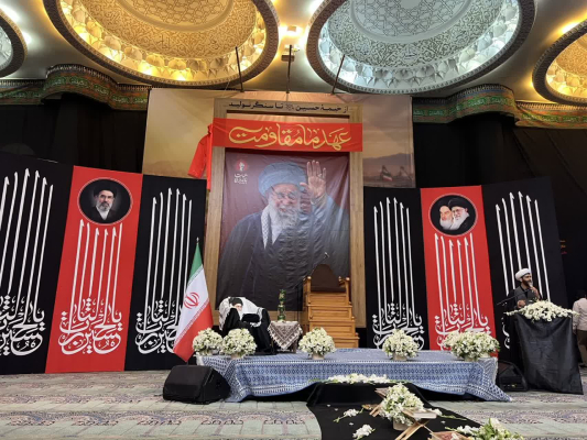✅مراسم سوگواری رهبر شهید در مسجد غدیر دانشگاه اصفهان