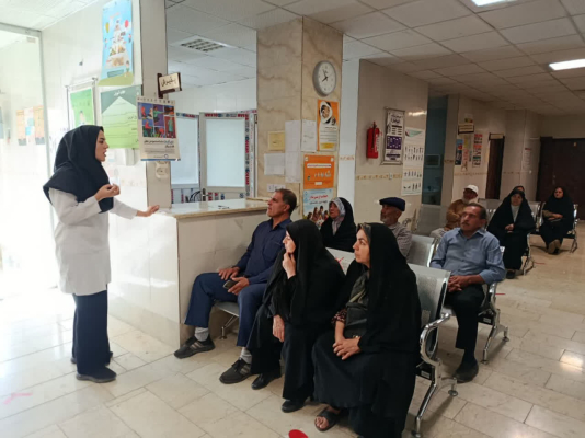 🔰آموزش عوامل مؤثر بر دیابت در راستای اجرای طرح SDH در پایگاه صادق‌آباد گلستان