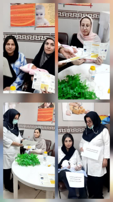 ✅برگزاری جلسه آموزشی و میز خدمت در راستای پویش ترویج تغذیه با شیر مادر