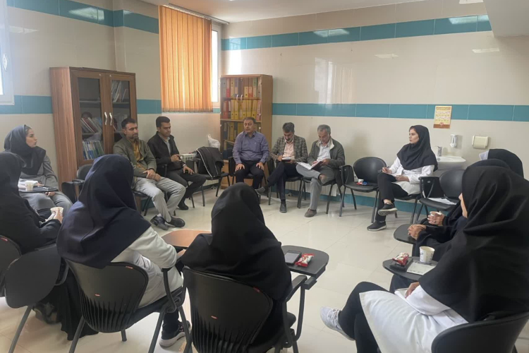 جلسه هيات امناي مركز خدمات جامع سلامت شهري بنكدار