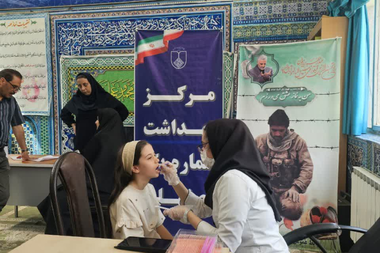 ✅برگزاری غرفه سلامت به مناسبت هفته سلامت