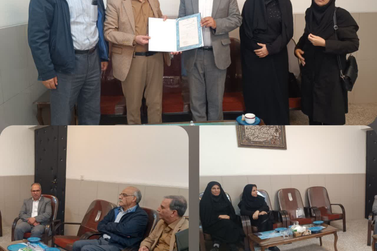 تقدیر وتشکر ریاست مرکز بهداشت شماره یک از مدیریت وپرسنل آموزش وپرورش ناحیه 6