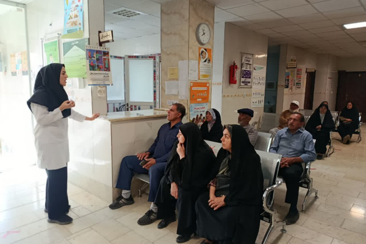 🔰آموزش عوامل مؤثر بر دیابت در راستای اجرای طرح SDH در پایگاه صادق‌آباد گلستان