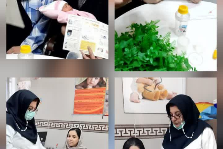 ✅برگزاری جلسه آموزشی و میز خدمت در راستای پویش ترویج تغذیه با شیر مادر