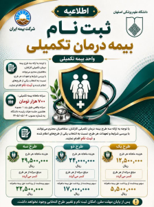 ثبت نام بیمه تکمیلی درمان 